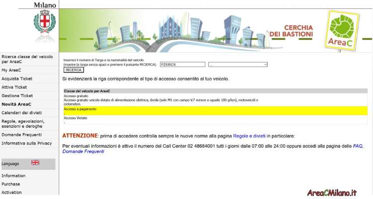 Accesso a Pagamento
