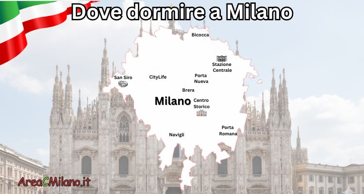 Mappa dei principali quartieri milanesi